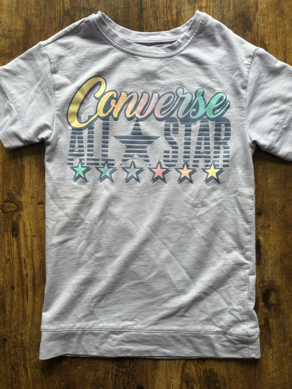 Converse tshirt girls 8-10